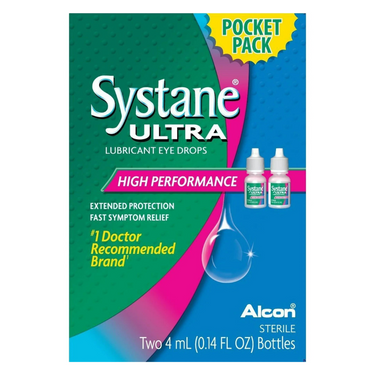 Systane Ultra Lubricant Eye Drops High Performance 2 Packs